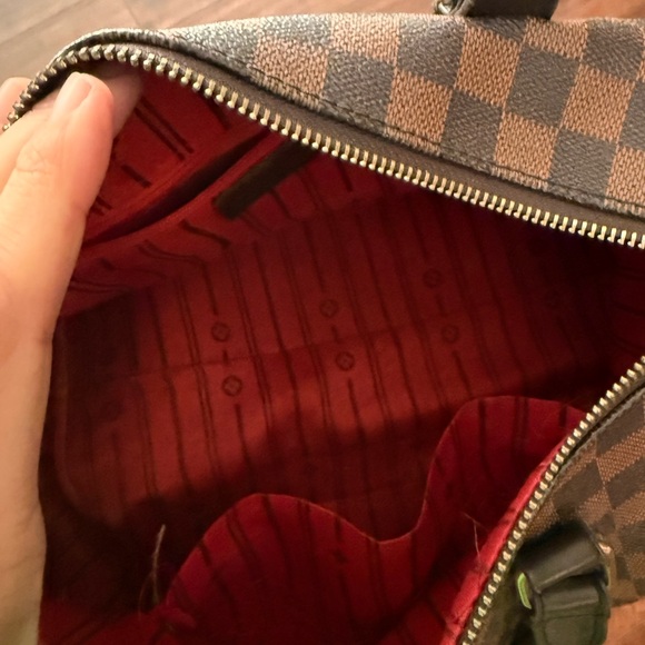 Brown Checkered Handbag - Picture 5 of 7